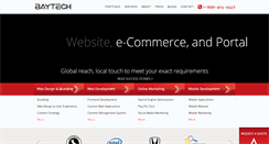 Desktop Screenshot of baytechwebdesign.com