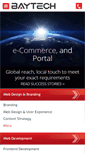 Mobile Screenshot of baytechwebdesign.com